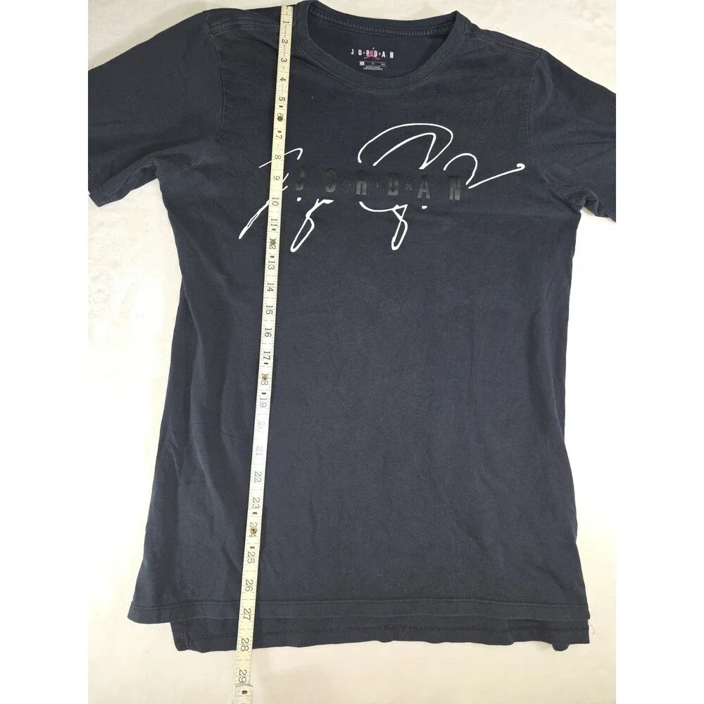 Nike Air Jordan Michael Jordan Signature Graphic T-Shirt Black Mens Size Small S